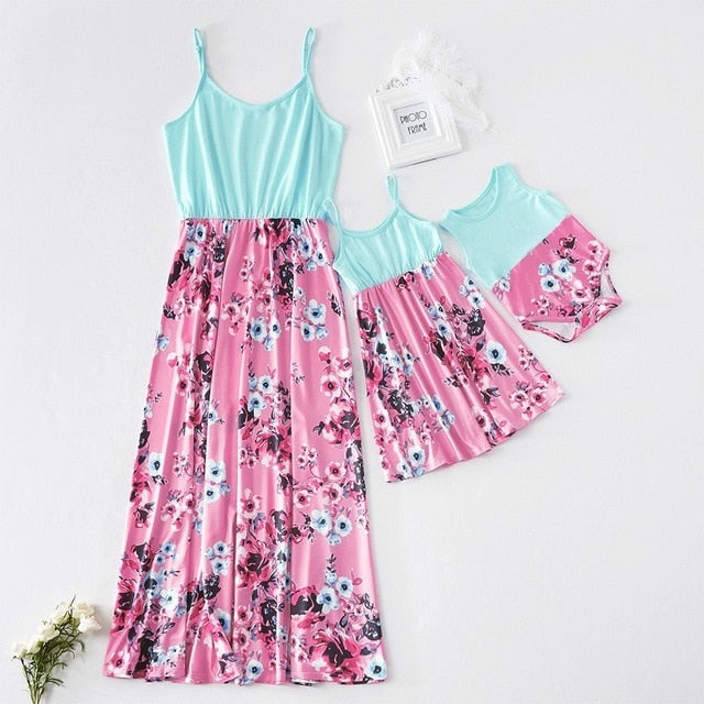 Mommy And Me Clothes Patchwork