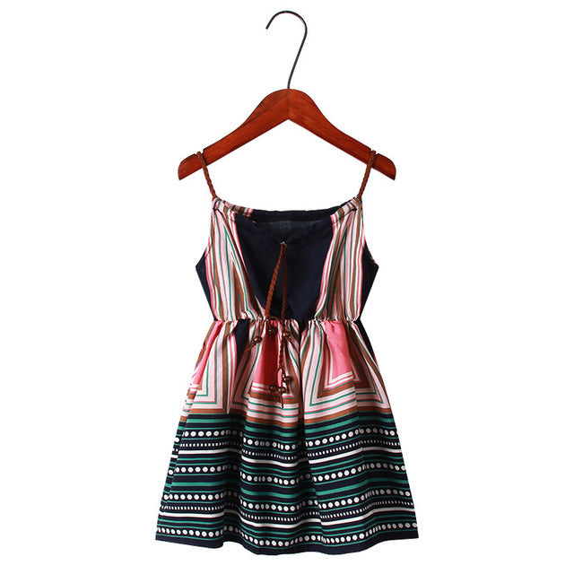 Mother Daughter Dresses Floral Printed
