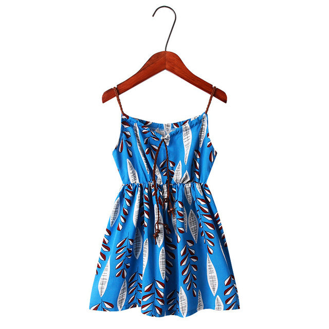 Mother Daughter Dresses Floral Printed