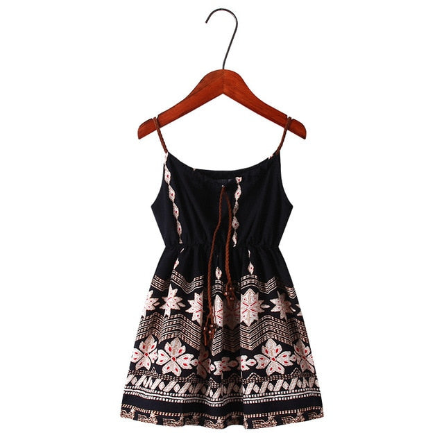 Mother Daughter Dresses Floral Printed