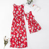 Mother daughter dresses cotton Floral