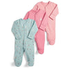 Baby Rompers 3pcs Flower Sleepsuit