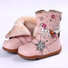 Autumn Winter Baby Girls Leather Boots