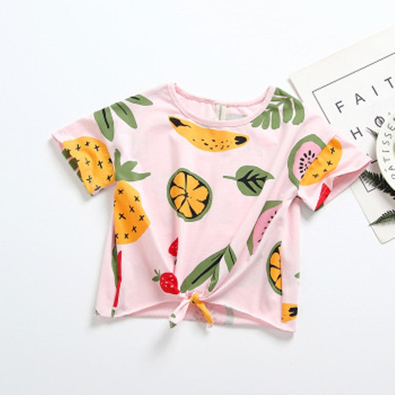 Baby girl t-shirt casual fruit