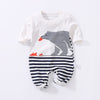 YiErYing  High Quality Soft Newborn Clothing Baby Rompers Cartoon printing 100% Cotton Long Sleeve Infant Pajamas Kids Clothing