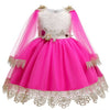 Girls Princess Flowers Ball Gown