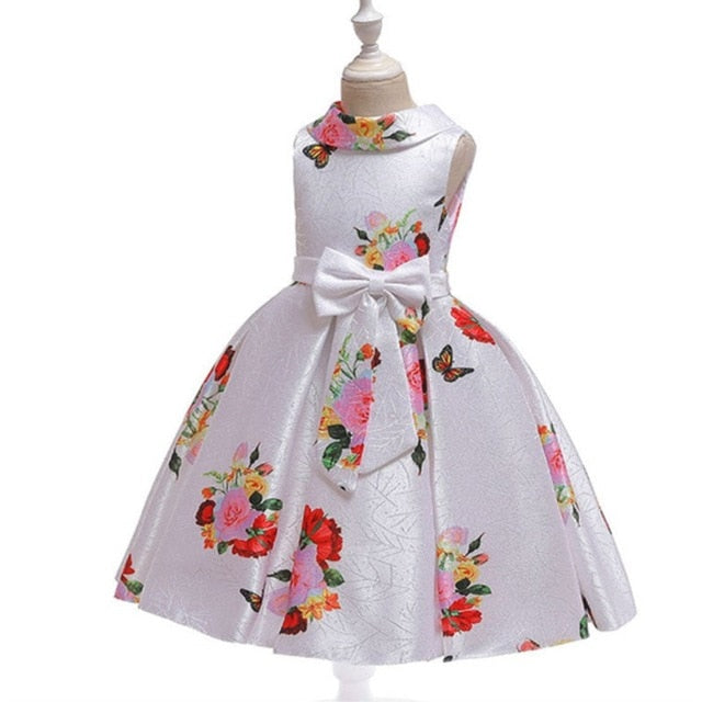 Lace Embroidery Kids Dresses