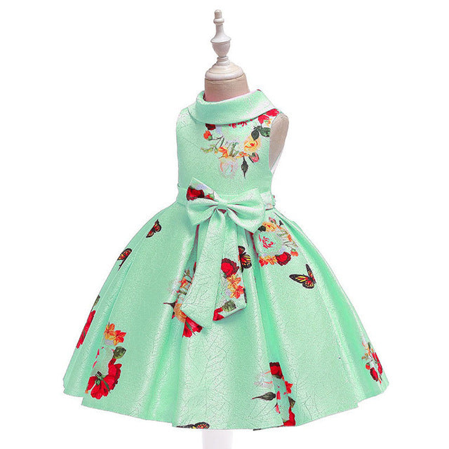 Lace Embroidery Kids Dresses