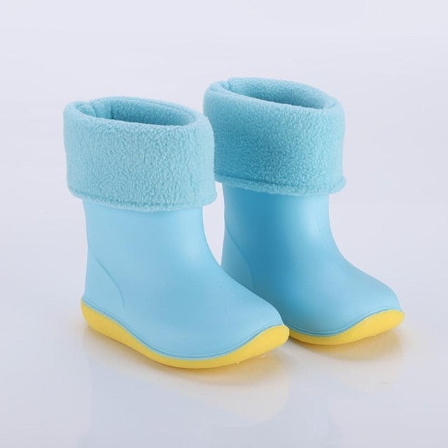 Rain Boots Kids Boys Non-slip Rubber Boots