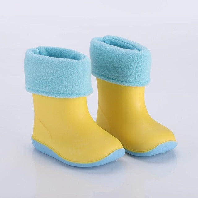 Rain Boots Kids Boys Non-slip Rubber Boots