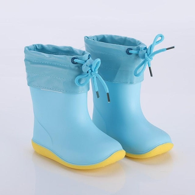 Rain Boots Kids Boys Non-slip Rubber Boots