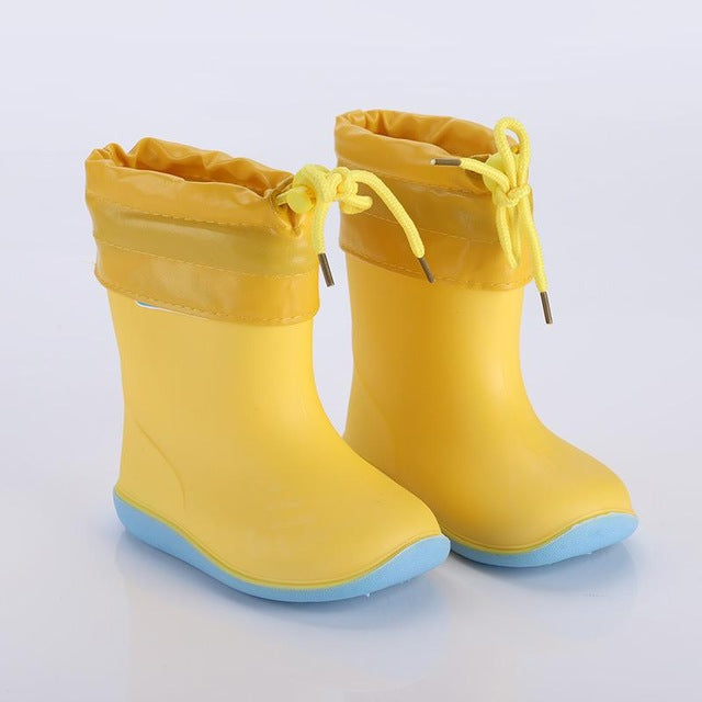 Rain Boots Kids Boys Non-slip Rubber Boots