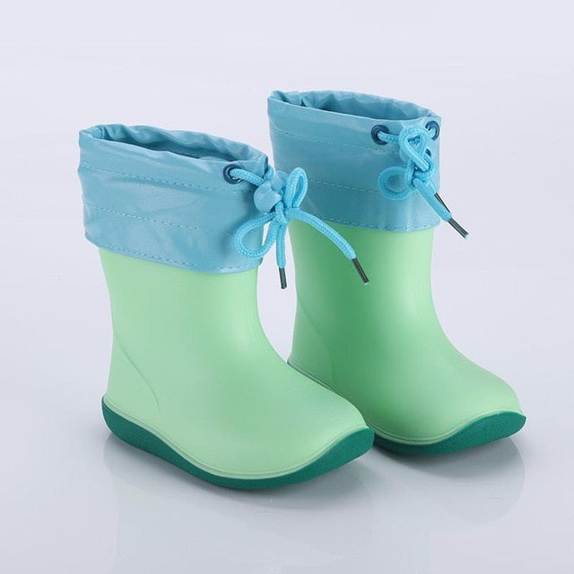 Rain Boots Kids Boys Non-slip Rubber Boots