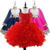 Girls Princess Flowers Ball Gown