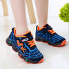led mesh spiderman kids shoes children boys girls