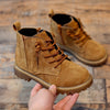 Winter Boys Girls Boots Genuine Leather