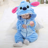 Cute Cartoon Flannel Baby Rompers
