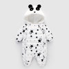 Winter Printing Star Panda Baby Rompers