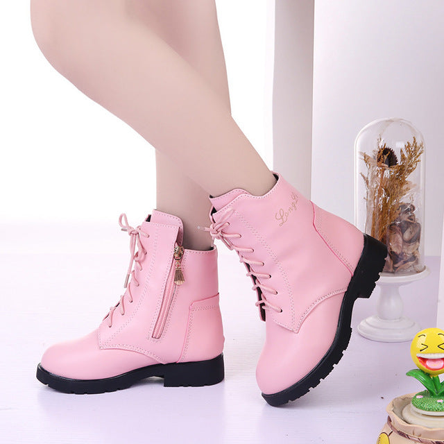 Winter Girls Boots 2018 New Fashion Children
