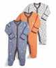 Baby Rompers 3pcs Flower Sleepsuit