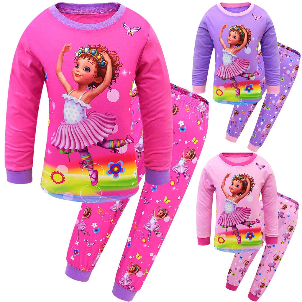 Fancy nancy Girls Princess Pajamas