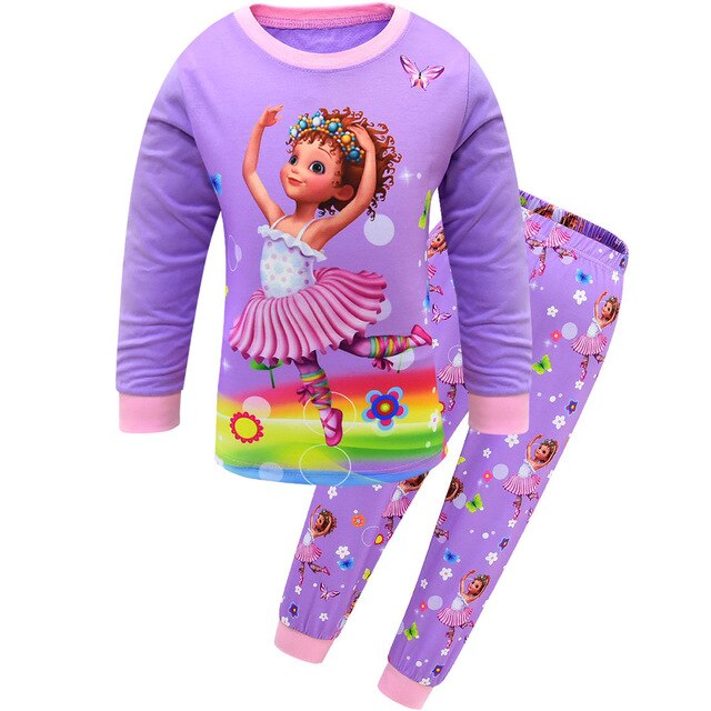 Fancy nancy Girls Princess Pajamas