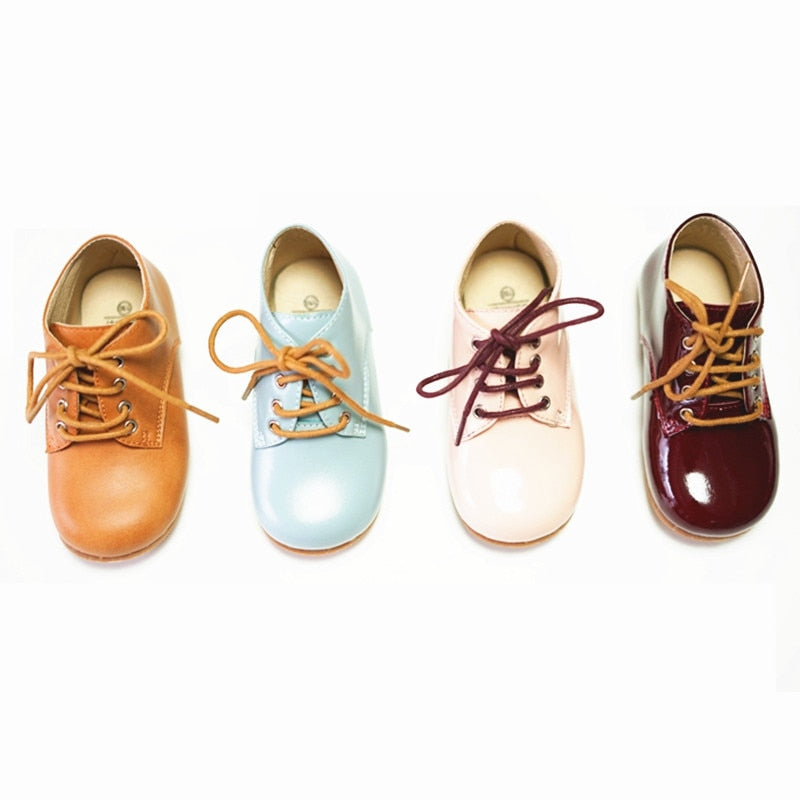 synthesis Leather Children Boots Girls