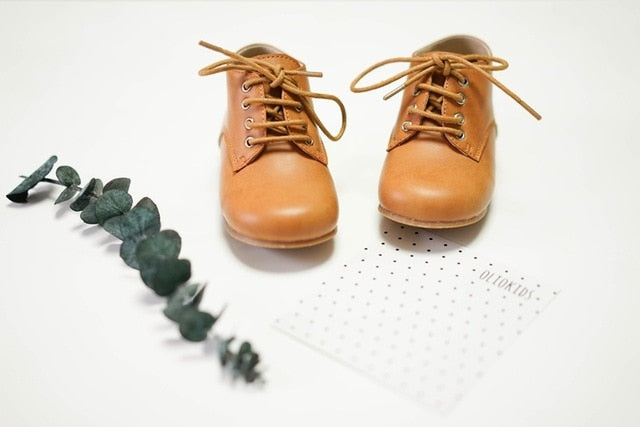 synthesis Leather Children Boots Girls