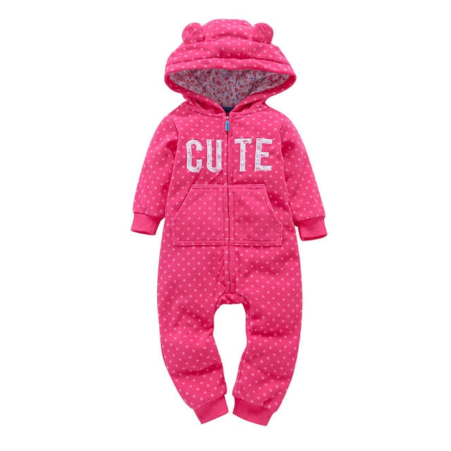 2019 Fall Winter Warm Infant Baby Rompers