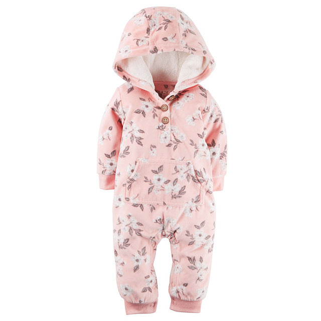 2019 Fall Winter Warm Infant Baby Rompers
