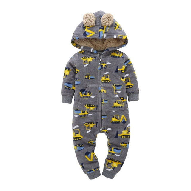 2019 Fall Winter Warm Infant Baby Rompers