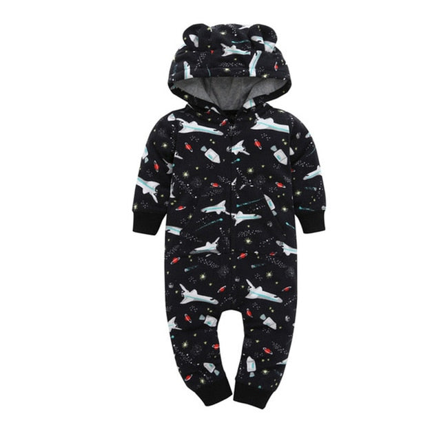 2019 Fall Winter Warm Infant Baby Rompers