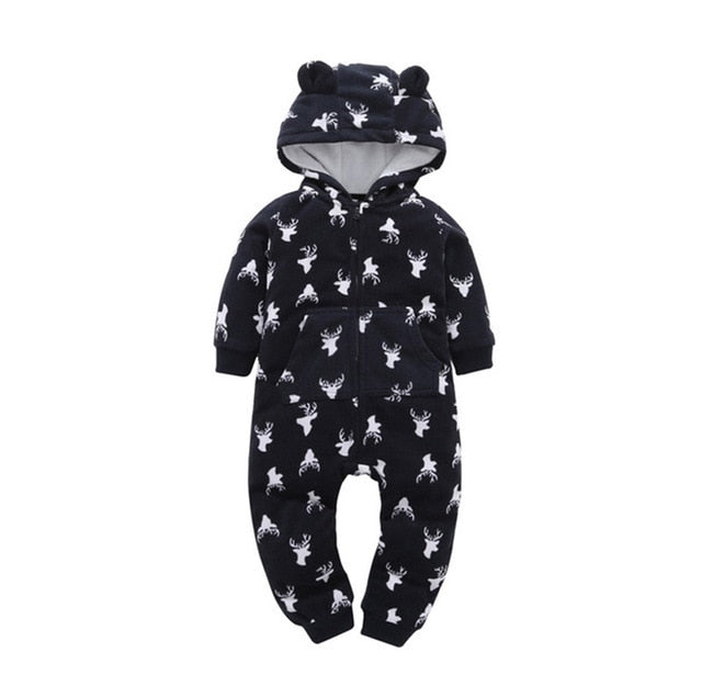 2019 Fall Winter Warm Infant Baby Rompers