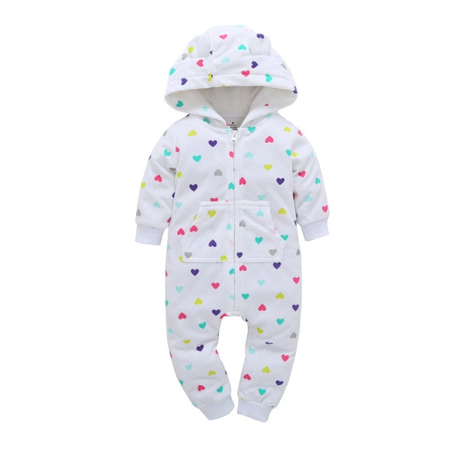 2019 Fall Winter Warm Infant Baby Rompers