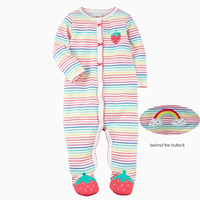 2019 Fall Winter Warm Infant Baby Rompers