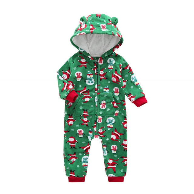 2019 Fall Winter Warm Infant Baby Rompers