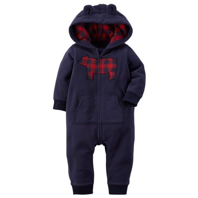 2019 Fall Winter Warm Infant Baby Rompers