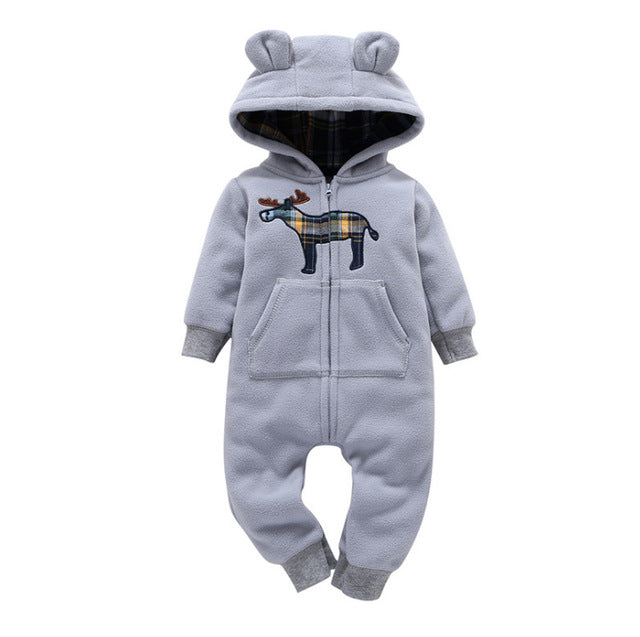 2019 Fall Winter Warm Infant Baby Rompers