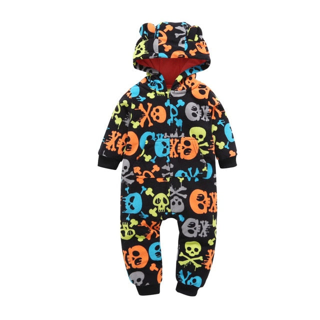 2019 Fall Winter Warm Infant Baby Rompers
