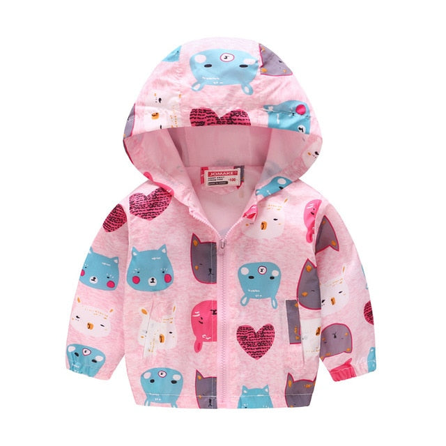 2019 New Spring Autumn Girls Windbreaker