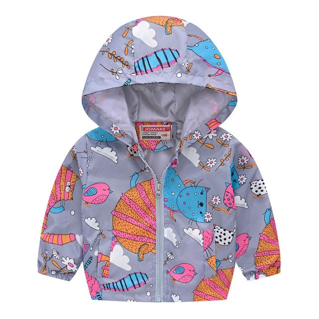 2019 New Spring Autumn Girls Windbreaker