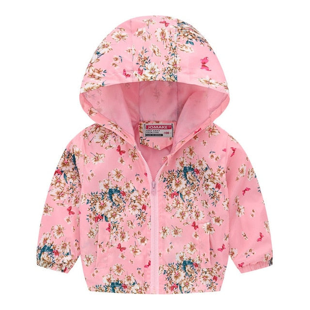 2019 New Spring Autumn Girls Windbreaker