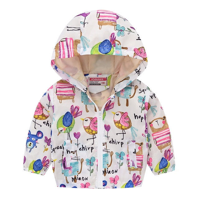 2019 New Spring Autumn Girls Windbreaker