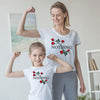 Fashion Print Mother Daughter