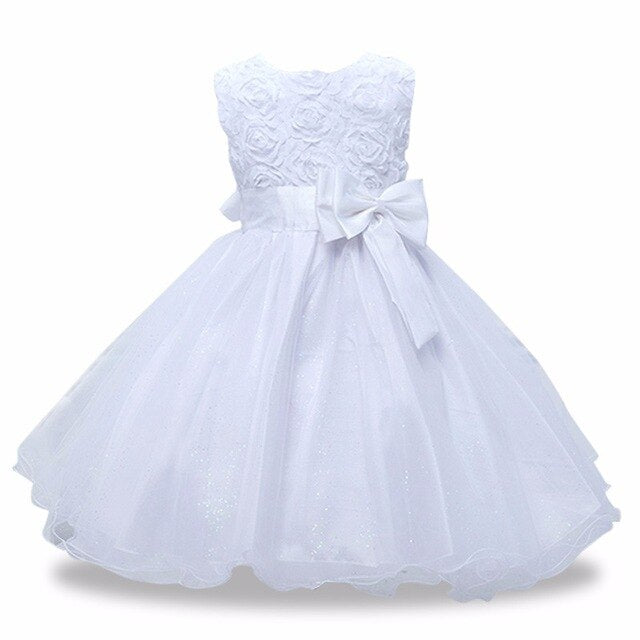 Princess Flower Baby Girl Dress