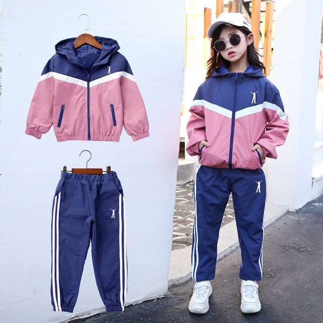 Girl new sports suit Girl sports jacket