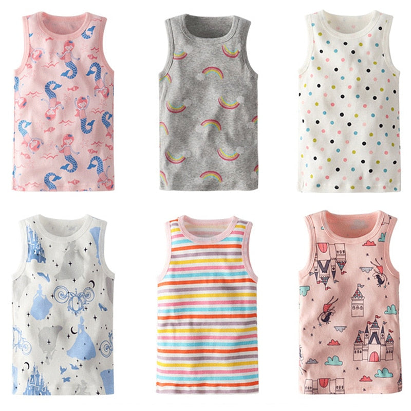 3pcs/set kids underwear girls boys Tanks