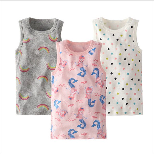 3pcs/set kids underwear girls boys Tanks