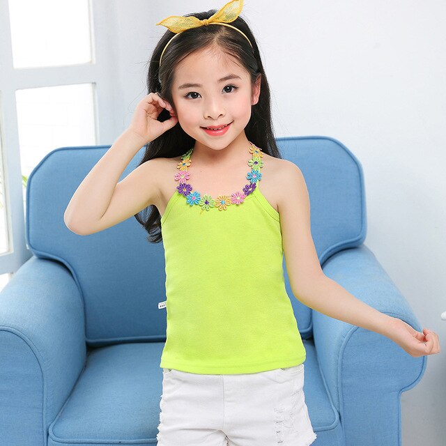 Newest Cotton Kids Girls Flower