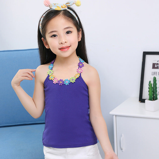 Newest Cotton Kids Girls Flower